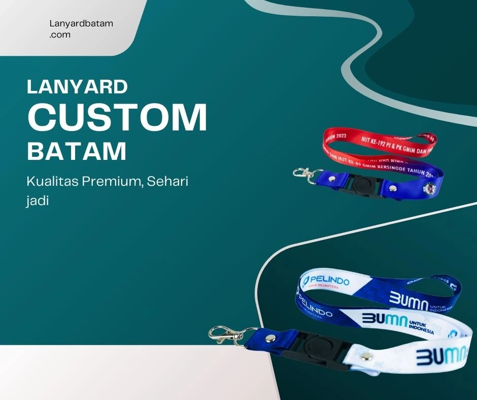 Tiga Varian Ukuran lanyard Custom Batam